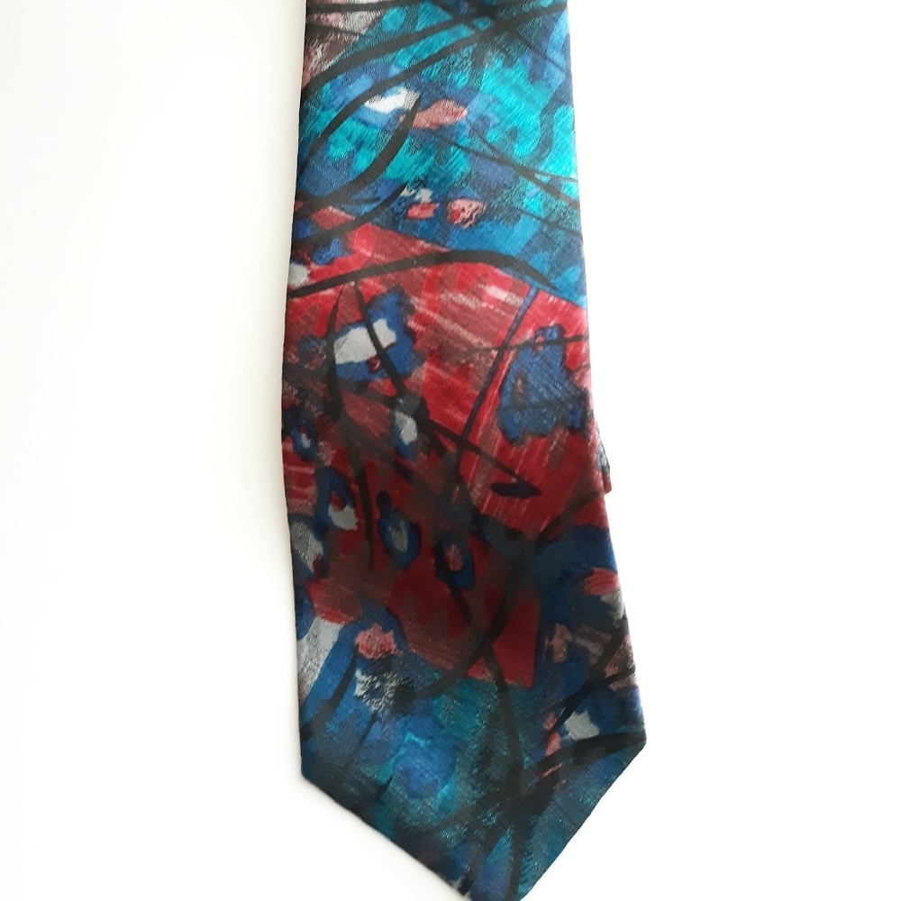 Vintage Men's Abstract Necktie Allyn Saint George